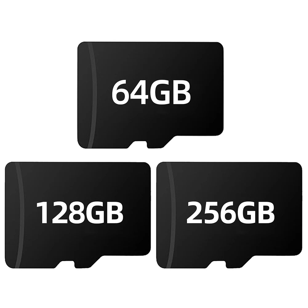 Carte microSD 64/128/256 Go haute vitesse pour caméras et objets connectés