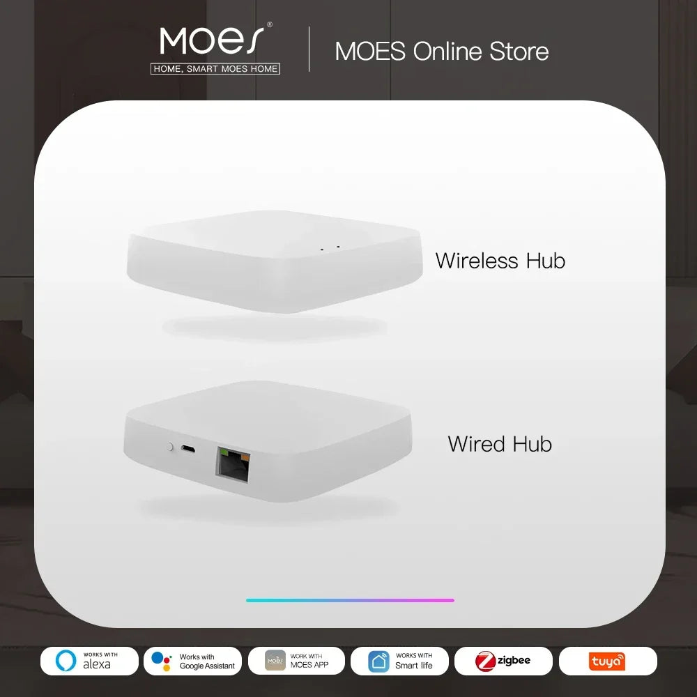 Passerelle ZigBee 3.0 en wifi ou filaire pour meilleur connexion de tous vos appareils