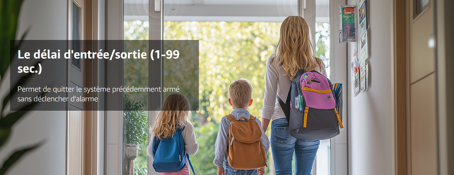 Système d’Alarme WiFi PGST – Maison Intelligente avec Capteurs, Télécommandes & App Mobile Tuya
