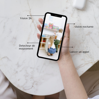 Caméra Intelligente ZOSI 360° –  Vision Nocturne HD & Mode Webcam
