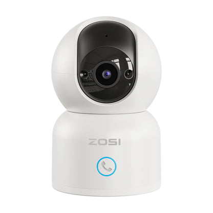 Caméra ZOSI 360° noire avec suivi automatique et lentille centrale HD

