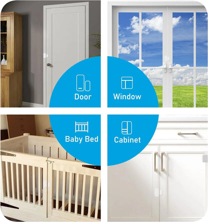 Capteur d’ouverture ZigBee pour porte, fenêtre, boites aux lettres, lit enfant