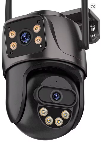 Caméra de Surveillance Extérieure 4K – PTZ Motorisée
