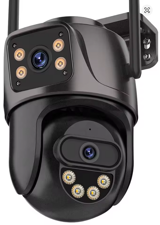Caméra de Surveillance Extérieure 4K – PTZ Motorisée