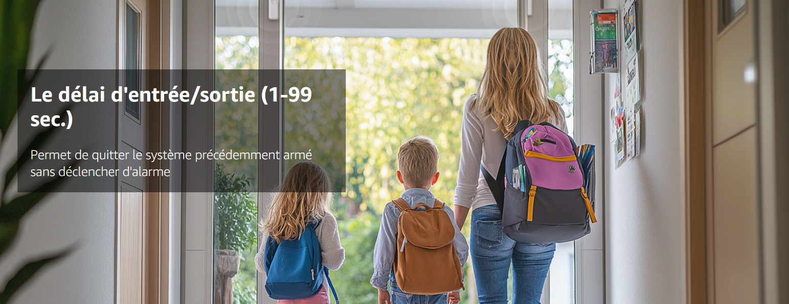 Système d’Alarme WiFi PGST – Maison Intelligente avec Capteurs, Télécommandes & App Mobile Tuya

